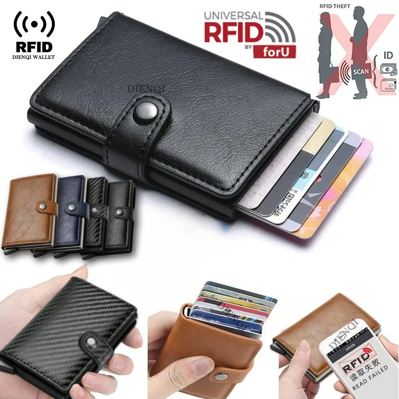 Porte-Cartes RFID en Métal – Wallet Minimaliste Sécurisé Homme & Femme
